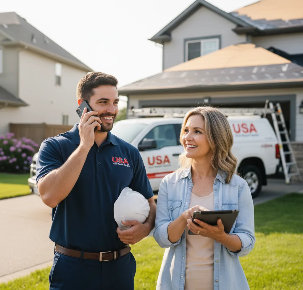 USA Roof Repair Experts customer support in Capron